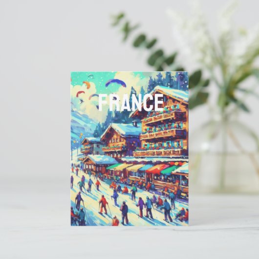 France Postkarte (Stehend Vorderseite)