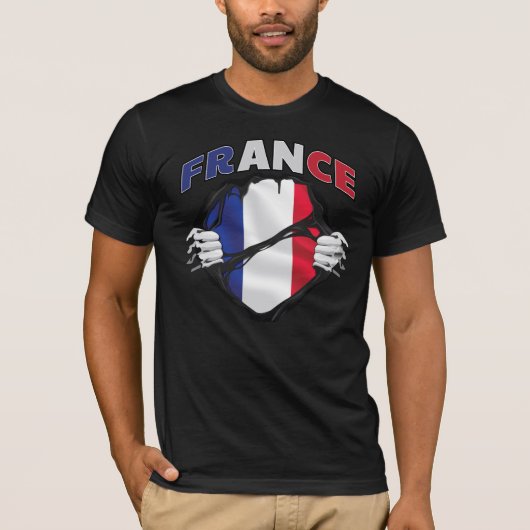 France Pride T-Shirt (Vorderseite)