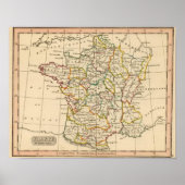 France, Provinces Poster (Vorne)