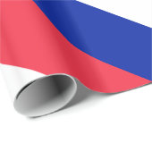 France Red White Blue Geschenkpapier (Rolleneckpunkt)
