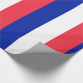 France Red White Blue Geschenkpapier (Ecke)