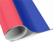 France Red White Blue Geschenkpapier (Rolleneckpunkt)