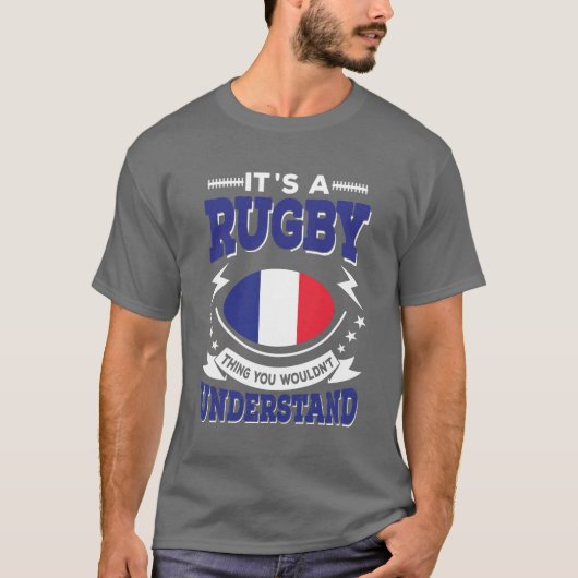 France Rugby T-Shirt (Vorderseite)