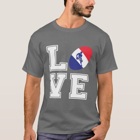 France Rugby T-Shirt (Vorderseite)