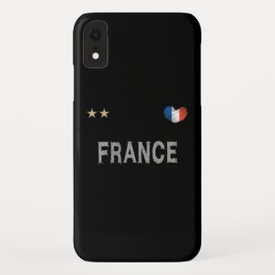 France Soccer Football Fan Shirt Herz Case-Mate iPhone Hülle