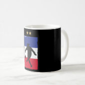 France Soccer Jersey Football Fan Französische Fla Kaffeetasse (VorderseiteRechts)