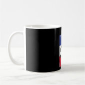 France Soccer Jersey Football Fan Französische Fla Kaffeetasse (Links)