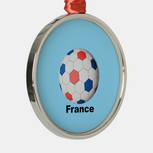 France Soccer Ornament Aus Metall (Rechts)