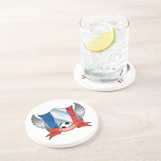 France Soccer Untersetzer (Seite)