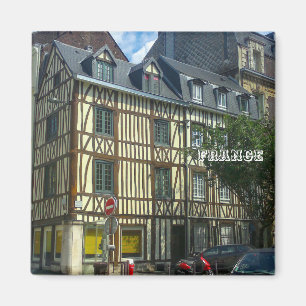 France Street Cityscape Old Gebäude Architecture Magnet