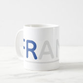"France" Typography Mug Kaffeetasse (Vorderseite Links)