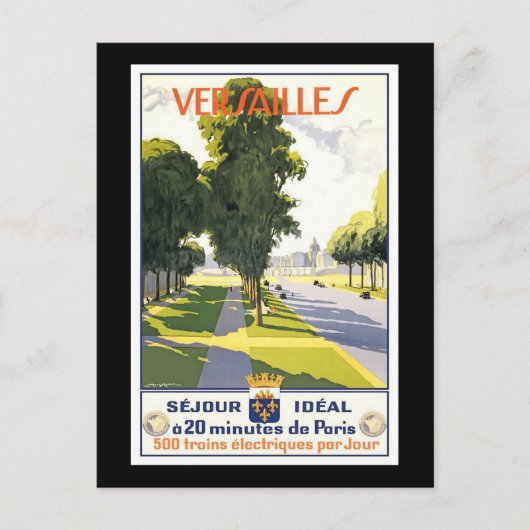 France Versailles Postkarte (Vorderseite)