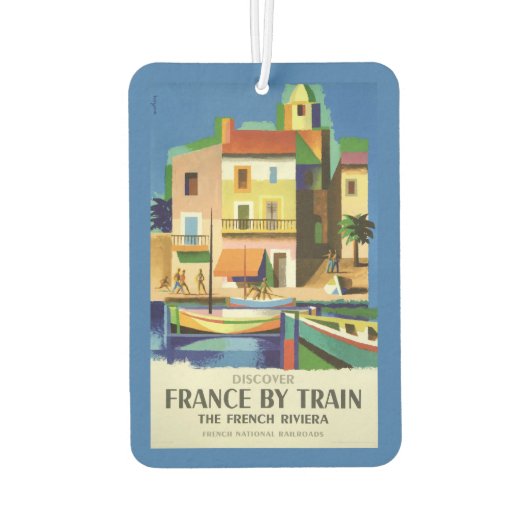 FRANCE Vintage Reise Lufterfrischer (Rückseite)