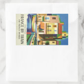 FRANCE Vintage Reiseaufkleber Rechteckiger Aufkleber (Tasche)
