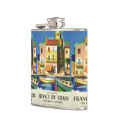 FRANCE Vintage Reiseflasche Flachmann (Links)