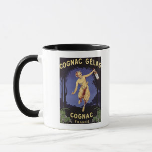 FranceCognac Gelas förderndes PosterFrance Tasse
