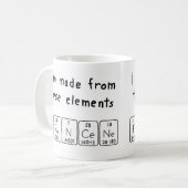 Francene Periodenname Tasse (Vorderseite Links)