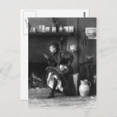 Frances Benjamin Johnston, 1896 Postkarte (Vorne/Hinten)