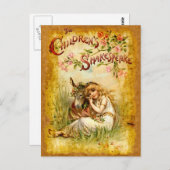 Frances Brundage: Die Kinderschakespeare Postkarte (Vorne/Hinten)