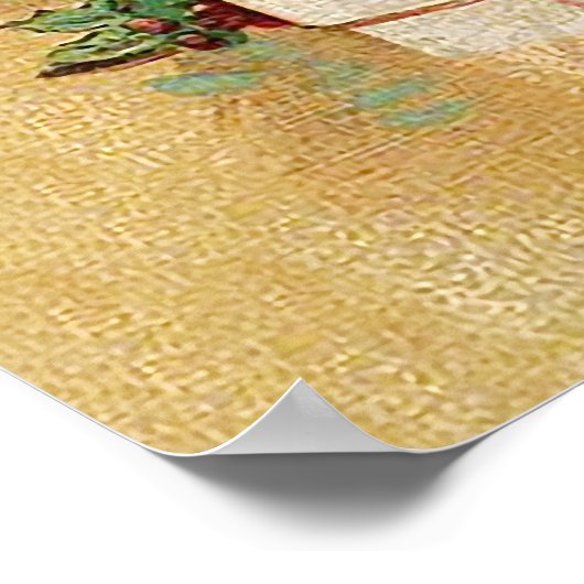 Frances Brundage - Mädchen mit Puppe Poster (Ecke)