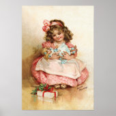Frances Brundage - Mädchen mit Puppe Poster (Vorne)