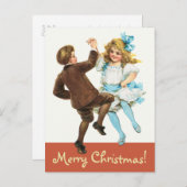 Frances Brundage Niedlich tanzende Kinder CC1143 Postkarte (Vorne/Hinten)