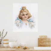 Frances Brundage - Portrait eines jungen Mädchens Poster (Küche)