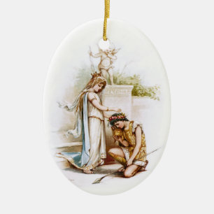 Frances Brundage: Prinzessin Thaisa und Pericles Keramik Ornament