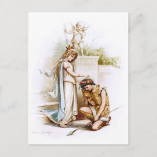 Frances Brundage: Prinzessin Thaisa und Perikles Postkarte
