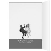 Frances Brundage Tancing Kinder Weihnachtskarte (Innen (Links))