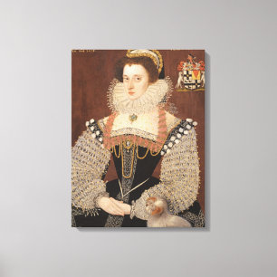 Frances Clinton, Lady Chandos (1552-1623) 1579 (oi Leinwanddruck