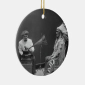 Frances Densmore Audio Recording Blackfoot Chief Keramikornament (Rechts)