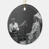 Frances Densmore Audio Recording Blackfoot Chief Keramikornament (Links)
