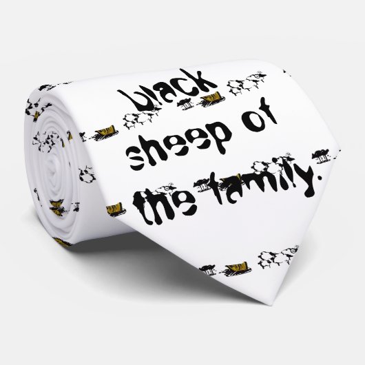 Frances die schwarzen Schafe Krawatte (Gerollt)