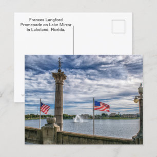 Frances Langford Promenade Postkarte