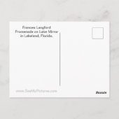 Frances Langford Promenade Postkarte (Rückseite)