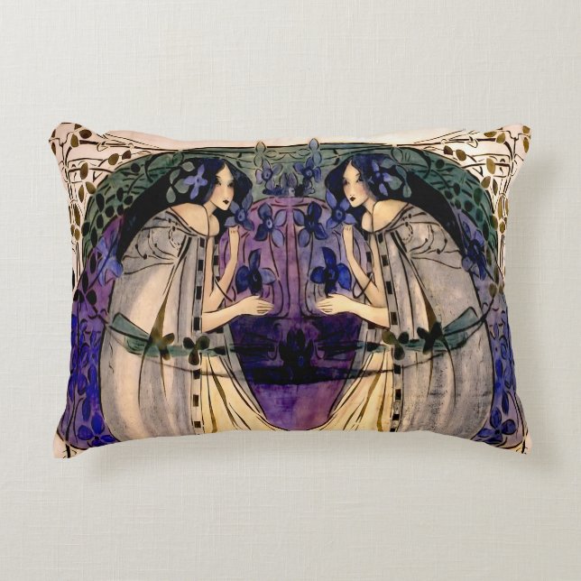 Frances MacDonald - Frühling Dekokissen (Vorderseite)