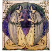 Frances MacDonald - Spring Duschvorhang (Vorderseite)