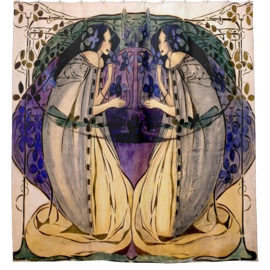 Frances MacDonald - Spring Duschvorhang (Vorderseite)