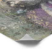 Frances MacDonald's "Girl with Blue Butterflies" Poster (Ecke)