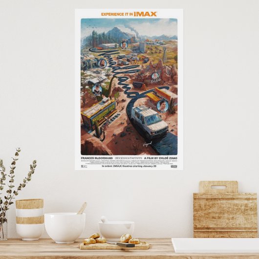 Frances Mcdormand Nomadland Movie Poster (Küche)