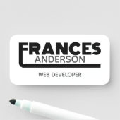 Frances Name Tag Namensschild (Beispiel)