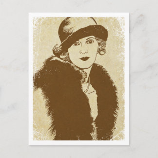 "Frances" ~ Roaring 20's Postkarte