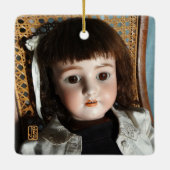 "Frances" Victorian Doll Ceramic Ornament (Rückseite)