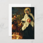 Frances von Rom Dankeskarte (Vorne/Hinten)