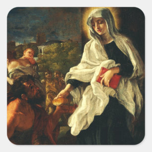 Frances von Rom Quadratischer Aufkleber