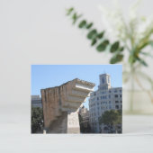 Francesc Macià monument, Barcelona Postkarte (Stehend Vorderseite)