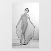 Francesca a Bella Ragazza, Schöne Italienische Gir Fensteraufkleber (Blatt)