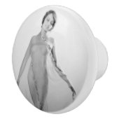 Francesca a Bella Ragazza, Schöne Italienische Gir Keramikknauf (Rechts)