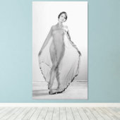 Francesca a Bella Ragazza, Schöne Italienische Gir Leinwanddruck (Insitu (Holzboden))